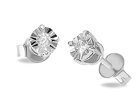 Orecchini I Gioielli del Sole Donna in Oro bianco Diamante 0.02 Ct ORS1-02 - ORS1-02
